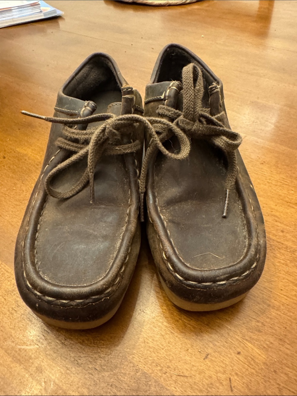 Clarks Women’s Brown Leather Shoes
